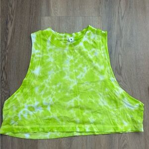 Lululemon Cropped Tie-Dye Tank